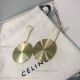 AAA Fake Celine Silver Disk Earrings (6)_th.jpg